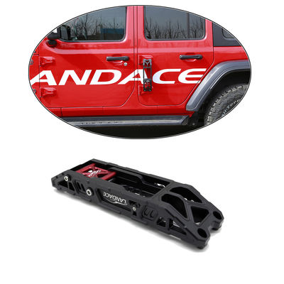 Logotipo personalizado dobrável de porta dobradiça lado passo pedal de pé para Jeep design personalizado