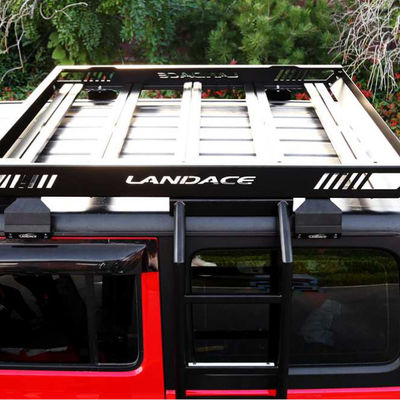 LANDACE N.W. 37,5KG Alumínio Universal Roof Racks para Jeep Wrangler JL Hot Item