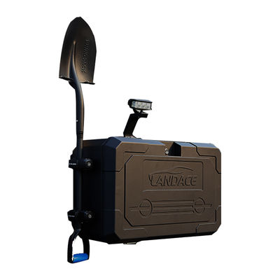 Porta traseira de alumínio off-road Jeep caixa de armazenamento exterior para tanque 300 BJ40 com montador traseiro