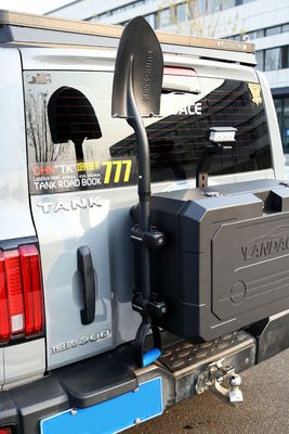 Porta traseira de alumínio off-road Jeep caixa de armazenamento exterior para tanque 300 BJ40 com montador traseiro