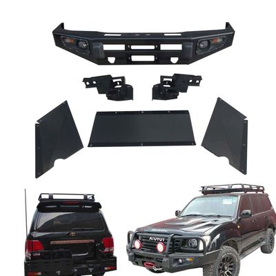 ABS aço inoxidável Universal Front Bumper Protector de carro para Lc100