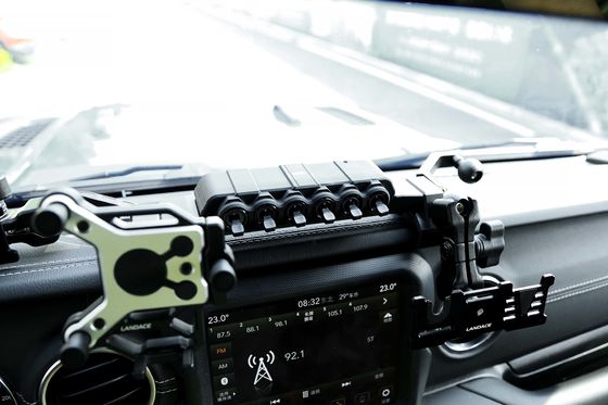 Porta-telefones multifunção preto 4x4 Wrangler JL Central Console