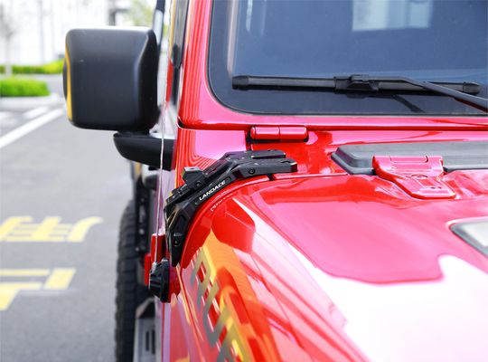 China Manufacture Outdoor Accessories Brackets de Montagem de Luz Machined CNC Fog Light Brackets de Montagem para Wrangler