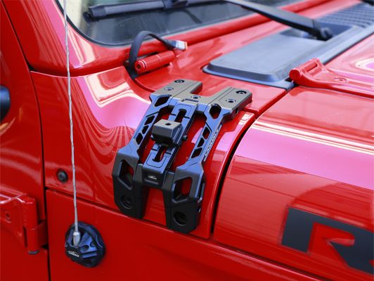 China Manufacture Outdoor Accessories Brackets de Montagem de Luz Machined CNC Fog Light Brackets de Montagem para Wrangler