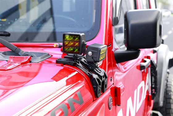 Suportes de montagem de alumínio ligado a prata para veículos off-road