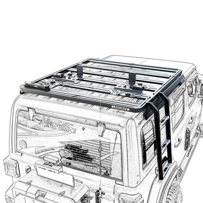18-23 Wrangler Rubicon Jeep Escada lateral Material de aço durável para aventuras offroad