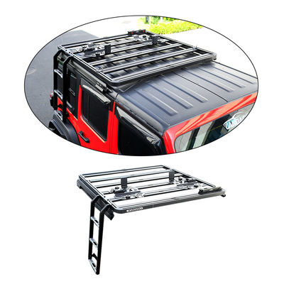 18-23 Wrangler Rubicon Jeep Roof Side Climbers Escada Offroad Escada de aço