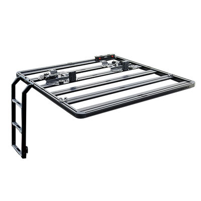 18-23 Wrangler Rubicon Jeep Roof Side Climbers Escada Offroad Escada de aço