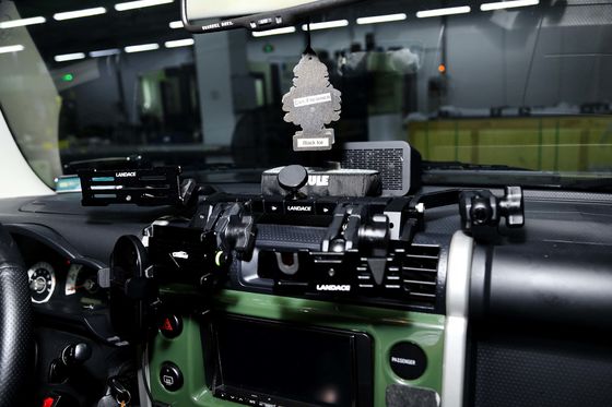 Painel de comutação de carro sem fio e suporte de telefone flexível 4x4 FJ para Toyota