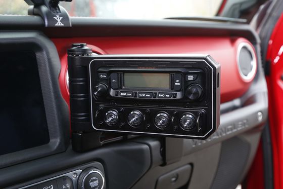 Jeep Wrangler JL Acessórios 198.5*201*78mm Estação de rádio do veículo Painel de interruptor de suporte