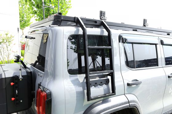 Eletróforese negra e revestimento em pó de telhado de rack escada lateral para tanque GWM 300 4x4