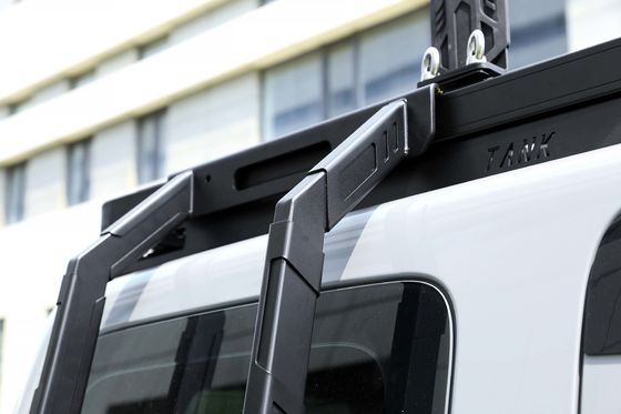 Eletróforese negra e revestimento em pó de telhado de rack escada lateral para tanque GWM 300 4x4