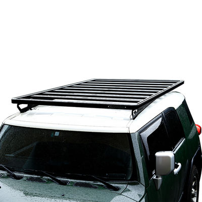 FJ Cruiser Roof Rack Customizado Alumínio Alloy Rack de bagagem com Montagem de Ossos traseiros