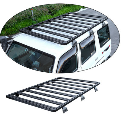4*4 Land Cruiser LC76 Roof Baggage Rack Cross Bares Eletróforese e revestimento em pó