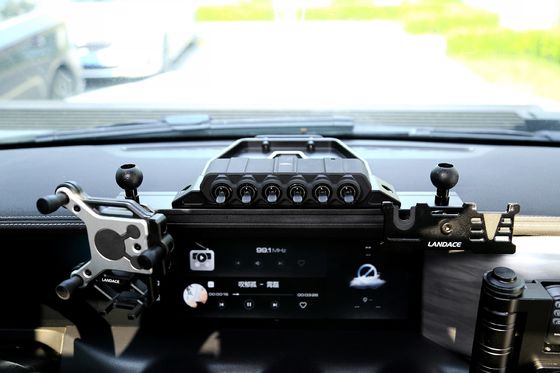 Roof Rack Mount Universal Car Offroad Light Control Wireless 6 Gang Car Switch Panel Sistema de relevo eletrônico
