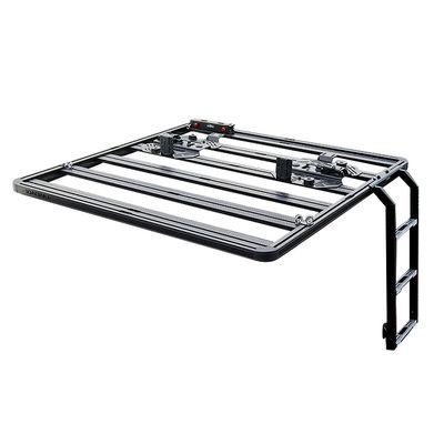 Escada de porta traseira de aço escada lateral revestida em pó preto para WranglerJL Car Fitment JEEP