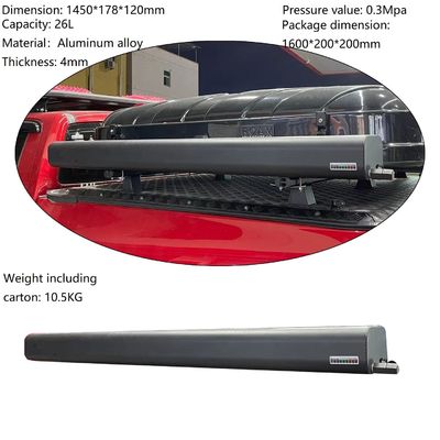 26L 30L preto tanque de água pressurizada pickup caminhão cama rack de telhado rack para mostrar spray