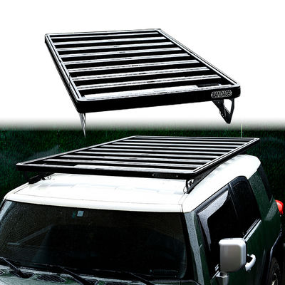 Cesto de transporte de carga de telhado de design exclusivo para Toyota FJ Preto e personalizado