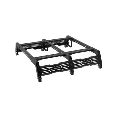 Sistema de estante de cama para caminhões de liga de alumínio com material de aço carbono e montagem sem perfuração