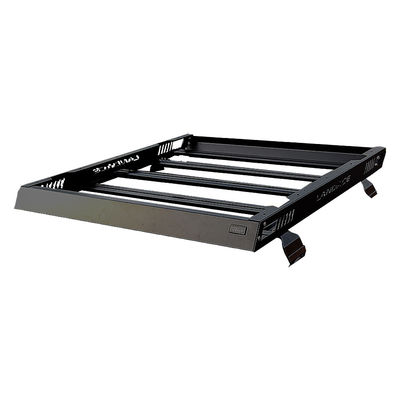 4x4 Off-road Alumínio Roof Rack de liga de bagagem Carro Roof Basket em preto 1455 * 1425 * 113mm