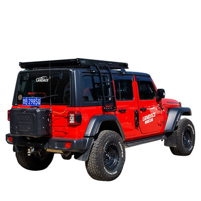 4x4 Off-road Alumínio Roof Rack de liga de bagagem Carro Roof Basket em preto 1455 * 1425 * 113mm