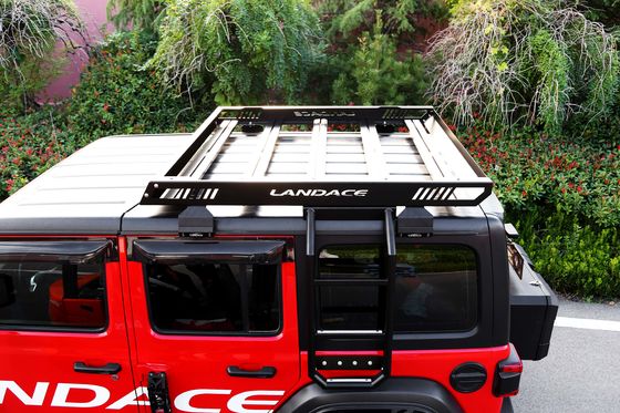 4x4 Off-road Alumínio Roof Rack de liga de bagagem Carro Roof Basket em preto 1455 * 1425 * 113mm