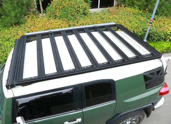 Rack de teto de liga de alumínio de tamanho personalizado para FJ Cruiser 4x4 Peças de automóvel Leve