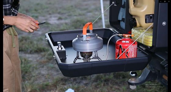 Caixa de armazenamento terrestre caixa de ferramentas porta traseira caixa de armazenamento exterior