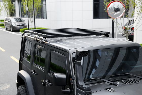 Plataforma de barra transversal para telhado de alumínio preto para 2023 4x4 Wrangler JK Expanda o seu espaço de armazenamento