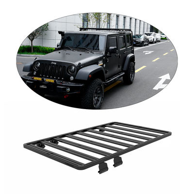 Instalação fácil 4X4 Off Road Alumínio Roof Rack Cargo Platform Basket para Wrangler JK