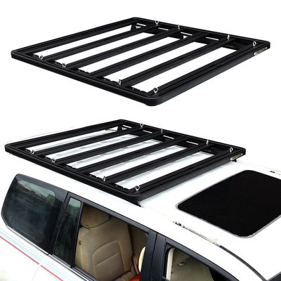 Off-road 4X4 Land Cruiser LC200 Rack de trilho de telhado curto 24KG Decoração Bagagem de transporte