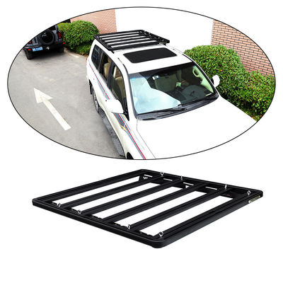 Off-road 4X4 Land Cruiser LC200 Rack de trilho de telhado curto 24KG Decoração Bagagem de transporte