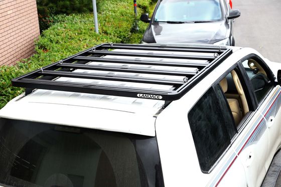 Off-road 4X4 Land Cruiser LC200 Rack de trilho de telhado curto 24KG Decoração Bagagem de transporte