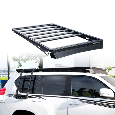 Carregador de telhado de carro para Toyota Prado Land Cruiser Lc150 Decoração de montagem de banheira de chuva plana