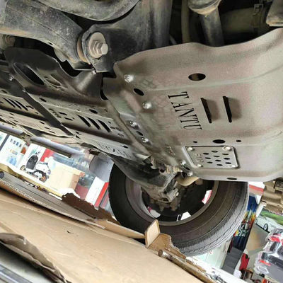 4x4 Toyota Tundra Skid Plate Proteção do motor pintada de preto