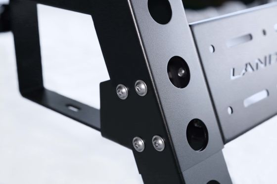 Ford Ranger Jeep Tacoma Tundra Hilux Caminhão cama rack com design ajustável e prateado