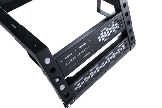 Ford Ranger Jeep Tacoma Tundra Hilux Caminhão cama rack com design ajustável e prateado