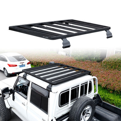 LC79 Black Car Roof Rack com liga de alumínio resistente à corrosão e à ferrugem