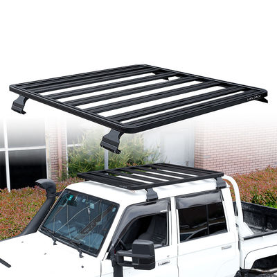LC79 Black Car Roof Rack com liga de alumínio resistente à corrosão e à ferrugem