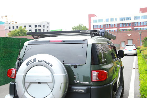 189x122x30 E-coat Powder Coat Universal Aluminium Alloy Roof Rack para veículo off-road