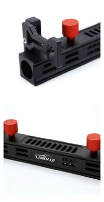 2016-2018 JEEP Bracket de suporte de mastro de bandeira de alumínio preto para peças e acessórios de automóveis