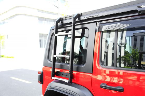Roof rack de liga de alumínio preto escada lateral para tanque 300 perfeito para veículos 4x4