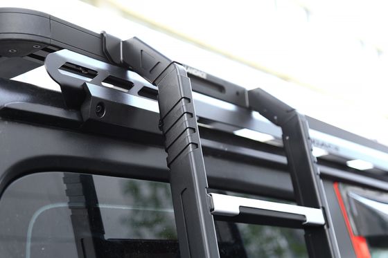 2023 Design de aço inoxidável 304 escada lateral para Jeep Wrangler JL 4x4 Car Flat Roof Rack