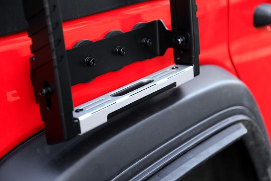 2023 Design de aço inoxidável 304 escada lateral para Jeep Wrangler JL 4x4 Car Flat Roof Rack