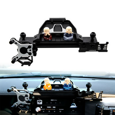 Suporte de console central de liga de alumínio preto para JEEP 4x4 Acessórios interiores off-road