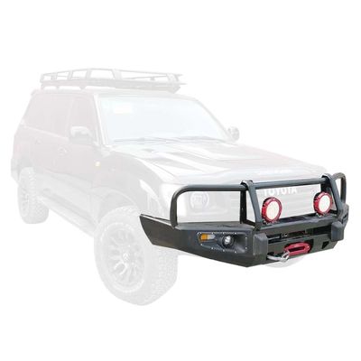 Melhore a aparência e o desempenho do seu Toyota LC100 com este pára-choques frontal 4x4 Bull Bar