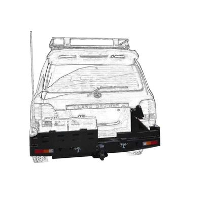 Melhore o seu Toyota LC100 com o pára-choque traseiro e carregadores duplos com funcionalidade aprimorada