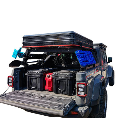 63KG N.W Silver Aluminum Bed Rack para Toyota Hilux Pickup Trucks e Acessórios 4x4