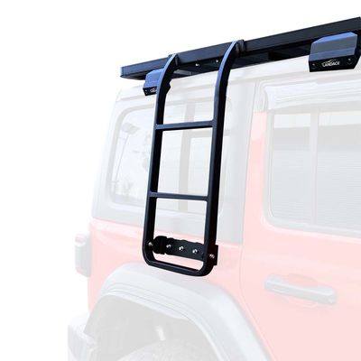 Instalação fácil Escadaria lateral dupla Escadaria de telhado de carro para JEEP Wrangler 2018-2023 JL JK