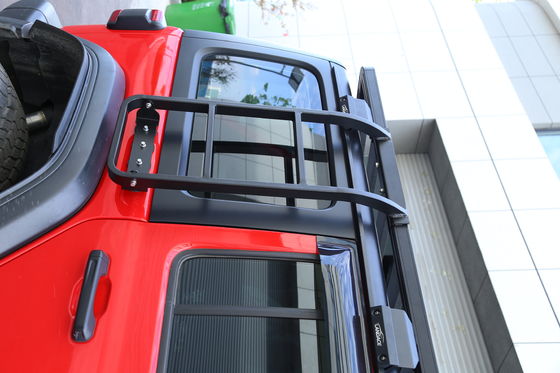 Instalação fácil Escadaria lateral dupla Escadaria de telhado de carro para JEEP Wrangler 2018-2023 JL JK